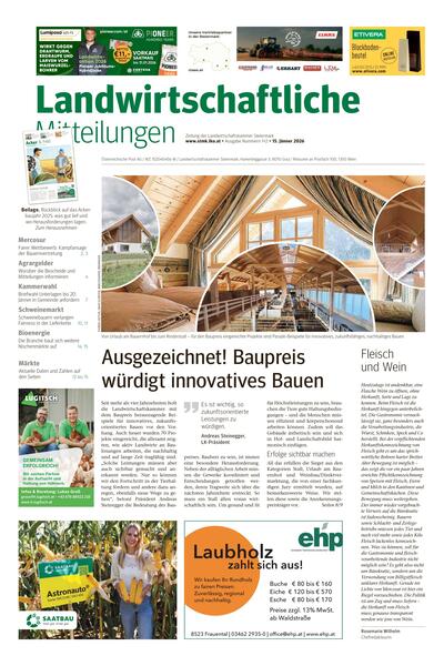 Landwirtschaftliche Mitteilungen 2026-01-15