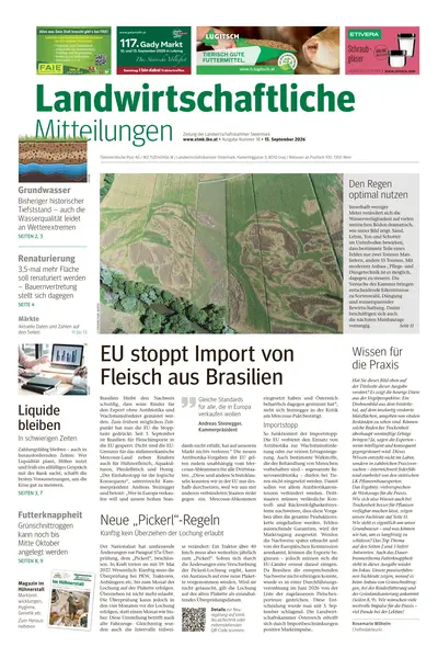 Landwirtschaftliche Mitteilungen 2026-09-10