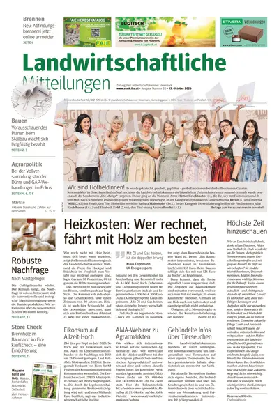 Landwirtschaftliche Mitteilungen 2026-10-15